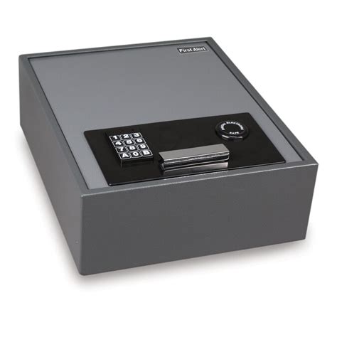 First Alert 067 Cu Ft Electronickeypad Cash Box Safe In The Cash