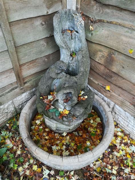 Garden Statue Ornament With Small Pond In Great Barr West Midlands