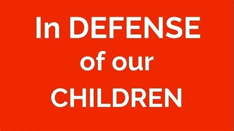 Petition · In Defense Of Our Children ·