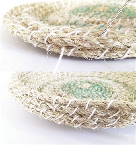 Easy Diy Woven Rope Baskets For Storage Shelterness
