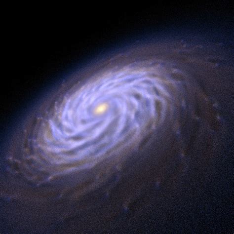 Supercomputers Reveal How Spiral Galaxy Arms Grow Space