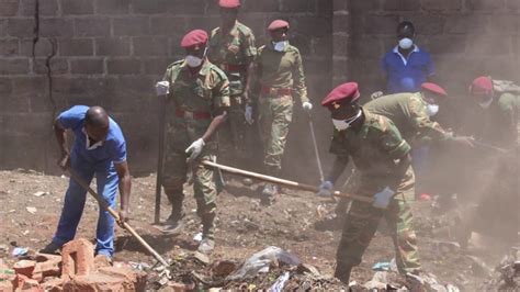 Zambia Special Forces Celebrate Commandos Day By Cleaning Ndola Market