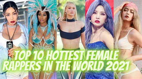 Top 10 Hottest Female Rappers In The World 2023 Iggy Azalea Doja Cat Nicki Minaj Youtube