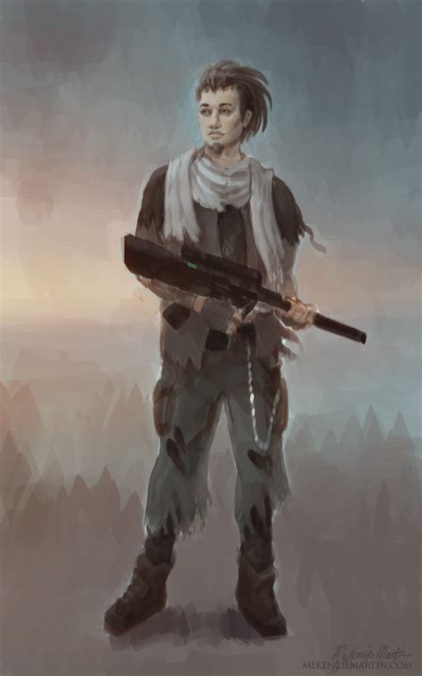 Commission Post Apocalyptic Raider By Dm7 On Deviantart
