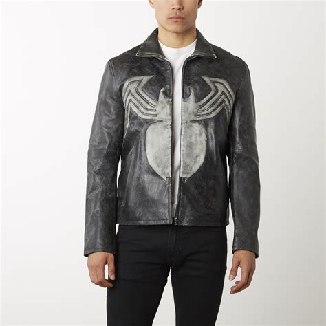 Venom Distressed Leather Jacket // Weathered Black (XS) - Luca Designs