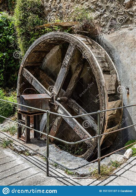 Old Watermill Stock Image Image Of Retro Vintage Machinery 151131137