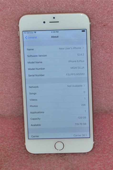 Apple Iphone 6 Plus 128gb Model A1524 Ebay