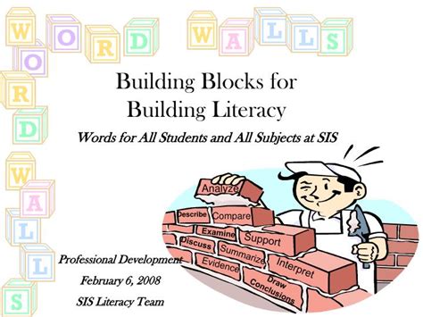 Ppt Building Blocks For Building Literacy Powerpoint Presentation