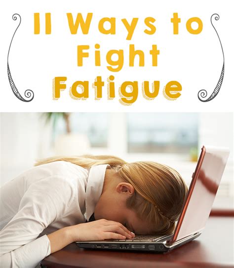 11 Ways To Fight Fatigue Some Great Suggestions Here Health And