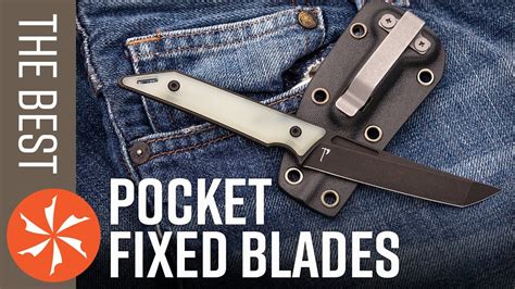 Best Pocket Fixed Blade Edc Knives In 2021 Youtube