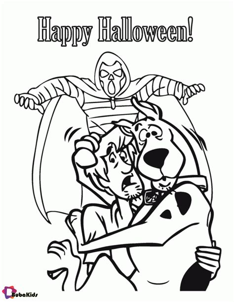 You can use our amazing online tool to color and edit the following scooby doo monster coloring pages. Happy Halloween Scooby Doo and Shaggy printable coloring ...