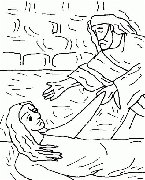 Free Jesus Heals Coloring Page Download Free Jesus Heals Coloring Page