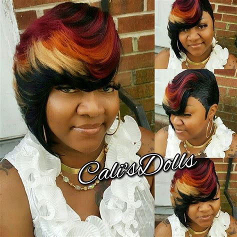 2.quick weave short styles also show off and elongate your neck,the breeze on your neck is the best. #bobstyle #Boblife #quickweave #feathers #scstylist # ...