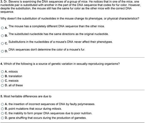 Dna and inheritance facts & worksheets. Gene Mutations Worksheet Answer Key