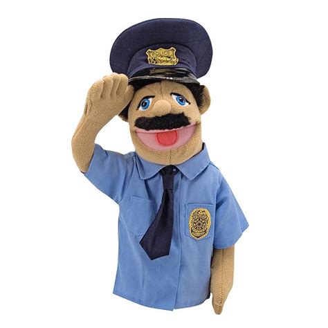 Melissa And Doug Police Officer Puppet Multicolor Puppets Hand