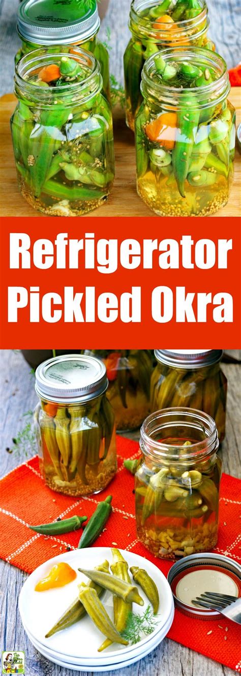 This is the best spicy pickled okra we've ever had! This Refrigerator Pickled Okra recipe is one of the ...