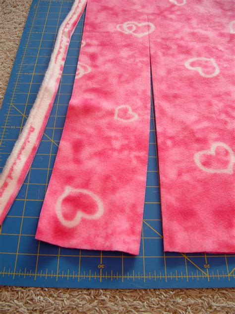 Pieces By Polly Single Layer No Sew Braided Fleece Blankets Tutorial