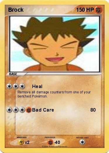 Pokémon Brock 17 17 Heal My Pokemon Card