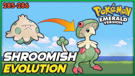 Pokemon Emerald How To Evolve Shroomish Into Breloom Hoenn Pokedex Youtube