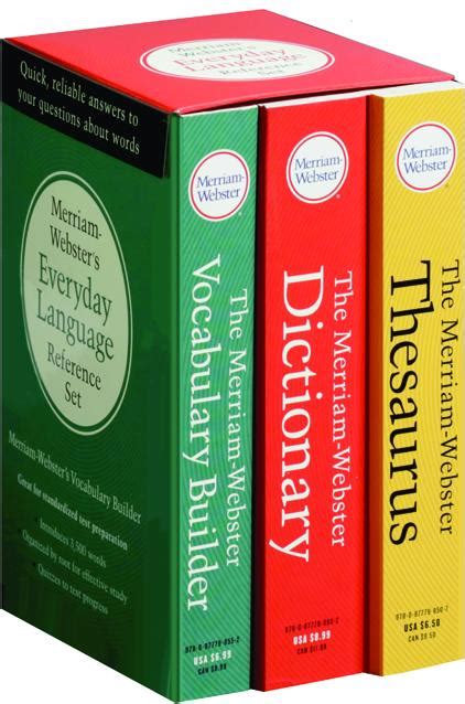 Merriam Websters Everyday Language Reference Set