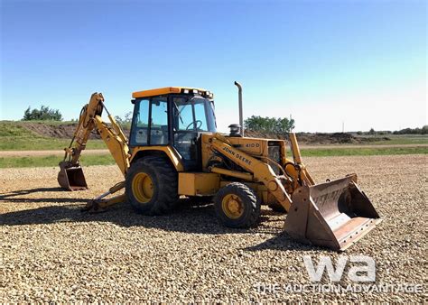 1992 John Deere 410d Backhoe Loader