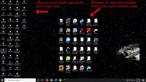 Windows 10 Desktop Icon Size How To Change Desktop Icon Size In