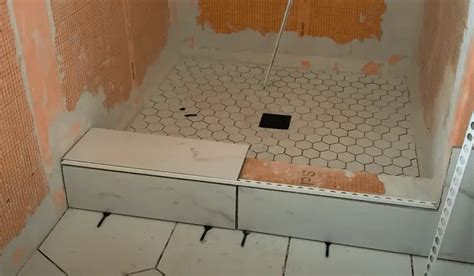 How To Build A Shower Curb On Concrete Floor Encycloall