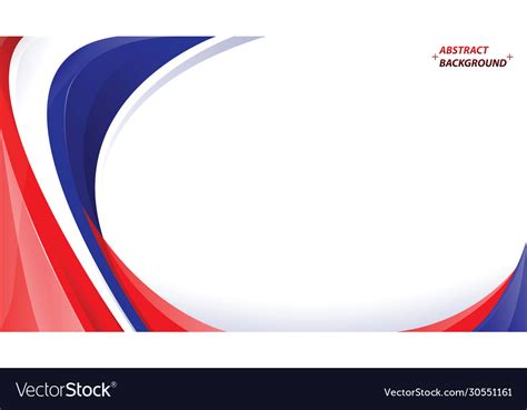 Abstract Red Blue White Background Royalty Free Vector Image