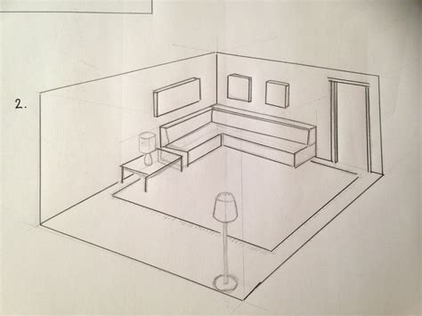 Room Perspective Drawing At Free For Personal Use