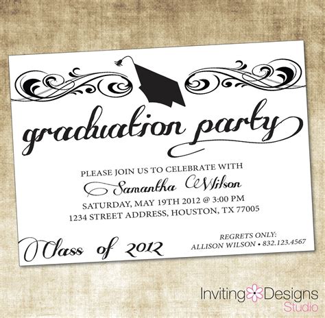 The ceremony is usually held at dinner because it is the time where everyone is free of work and other daily errands. Free Printable Graduation Dinner Invitations | Free Printable
