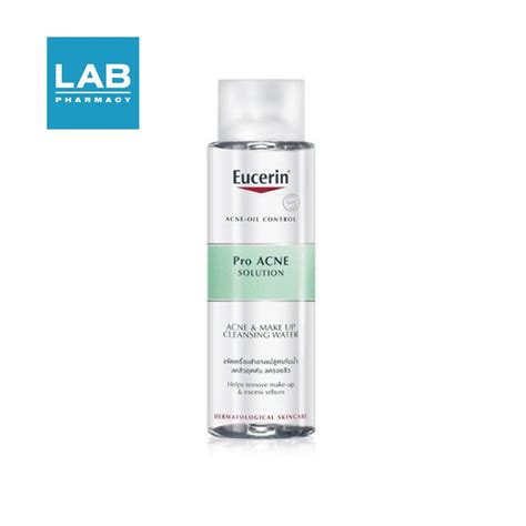 Keeps the skin lipids between our skin cells in a healthy (liquid crystal) state, protects against irritation, helps to restore barrier. Eucerin Pro Acne Solution Cleansing Water 400 ml. - ขจัด ...