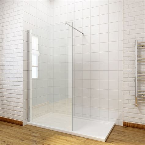 Elegant Mm Frameless Wet Room Shower Screen Panel Mm Easy Clean