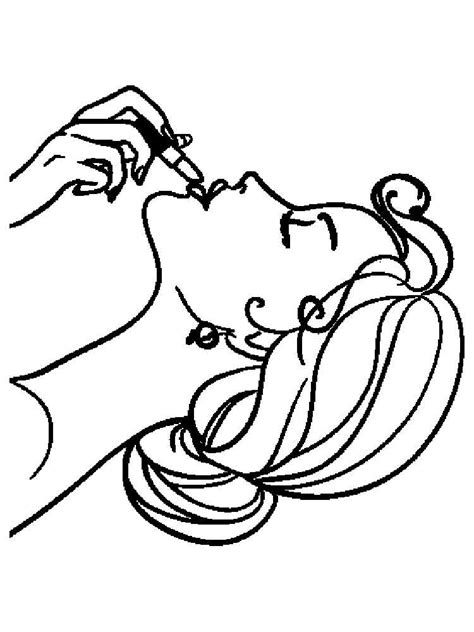 makeup coloring pages  printable makeup coloring pages