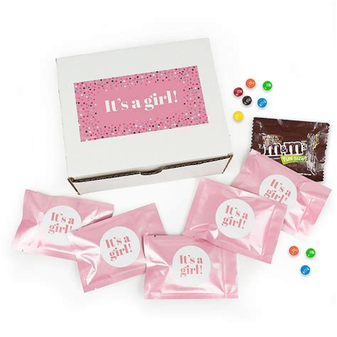 20ct Its A Girl Mandms Baby Shower Candy Favor Packs 20ct Milk