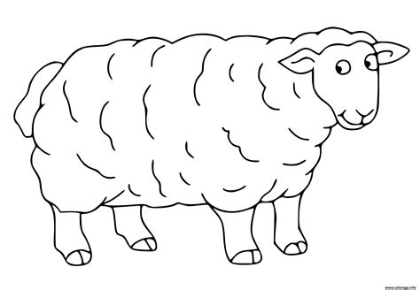Coloriage Mouton Jecolorie
