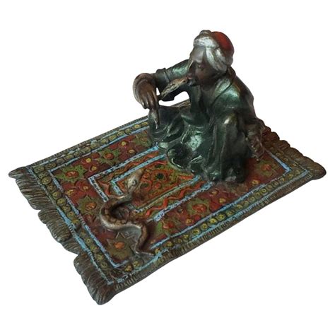 Vienna Bronze Made By Franz Bergman Female Nude As Snake Charmer C At StDibs Snake