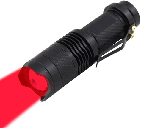 High Power One Mode Red Led Flashlight Powerful Single Mode Red