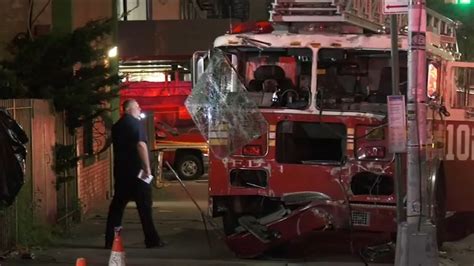 Patient Dies In Crash Between Fdny Ambulance And Fire Truck In Bedford