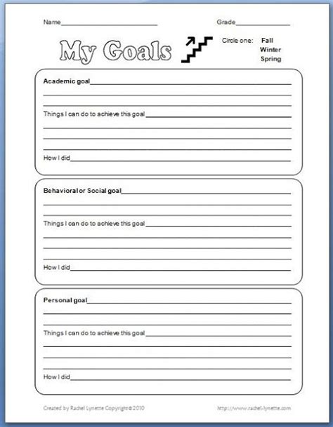145 Best Images About Student Goal Setting And Reflection On Pinterest