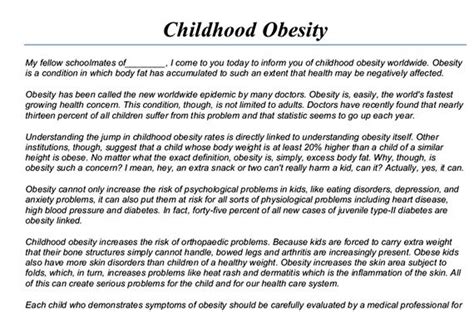 Obesity Research Paper Thesis Proposal