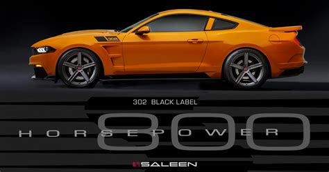 2020 Saleen S302 Mustang Black Label Packs 800 Hp