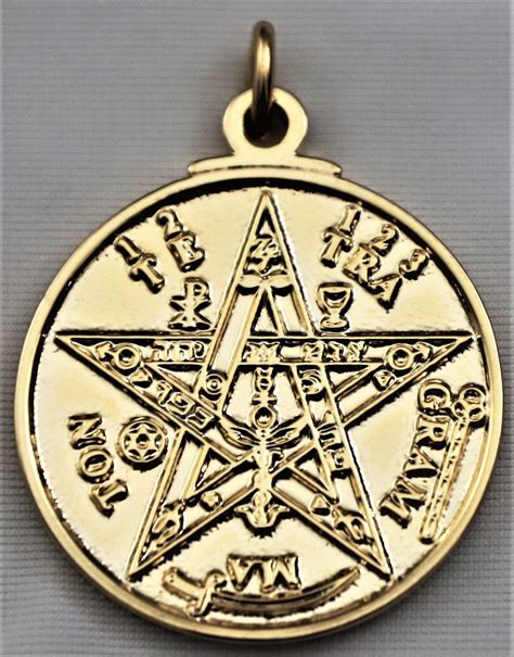 Médaille Pentacle De Salomon Le Tétragrammaton Etsy France