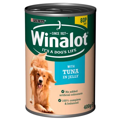 Winalot Classics Tinned Dog Food With Tuna In Jelly 400g Pets
