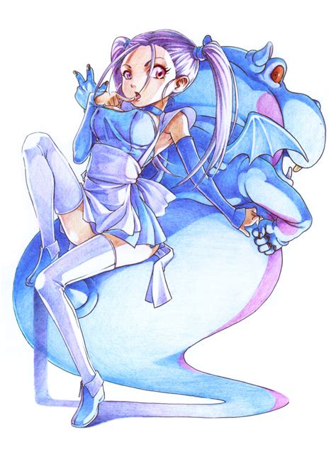 Bouquet Blue Dragon Blue Dragon Absurdres Highres Traditional