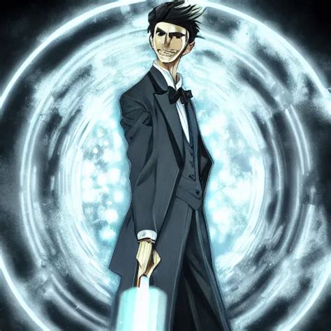 Portrait Of Nikola Tesla Anime Fantasy Illustration Stable Diffusion