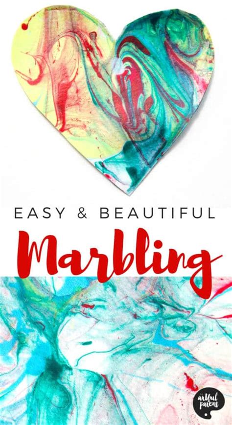 Paper Marbling With Acrylic Paint And Liquid Starch