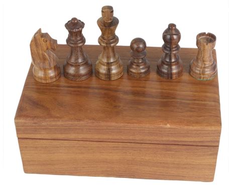 Chess Pieces in Box - Traditional Games