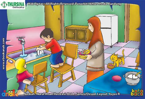 Gambar Doa Mencuci Tangan Ebook Anak