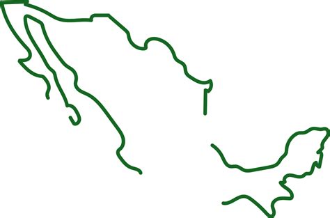 Mexico Map Lines Free Vector Graphic On Pixabay Pixabay