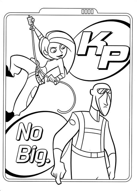 Kim Possible Coloring Pages Books Free And Printable